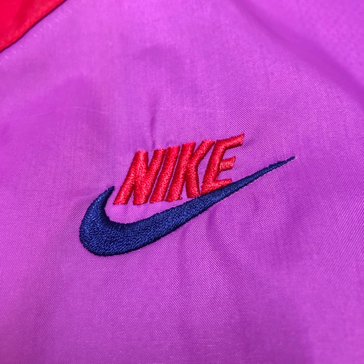 90s NIKE/Anorak Nylon Hoodie/銀タグ/M/アノラックナイロンパーカー