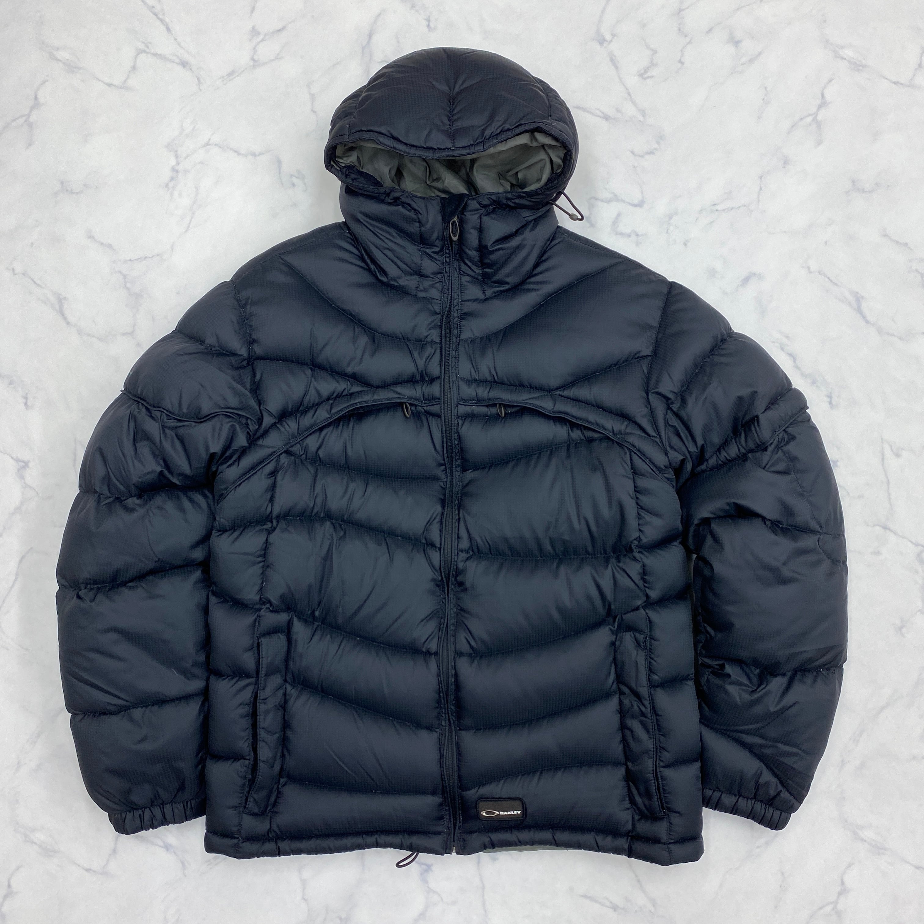 00s OAKLEY Down Jacket Black Y2K | KOUHUKU