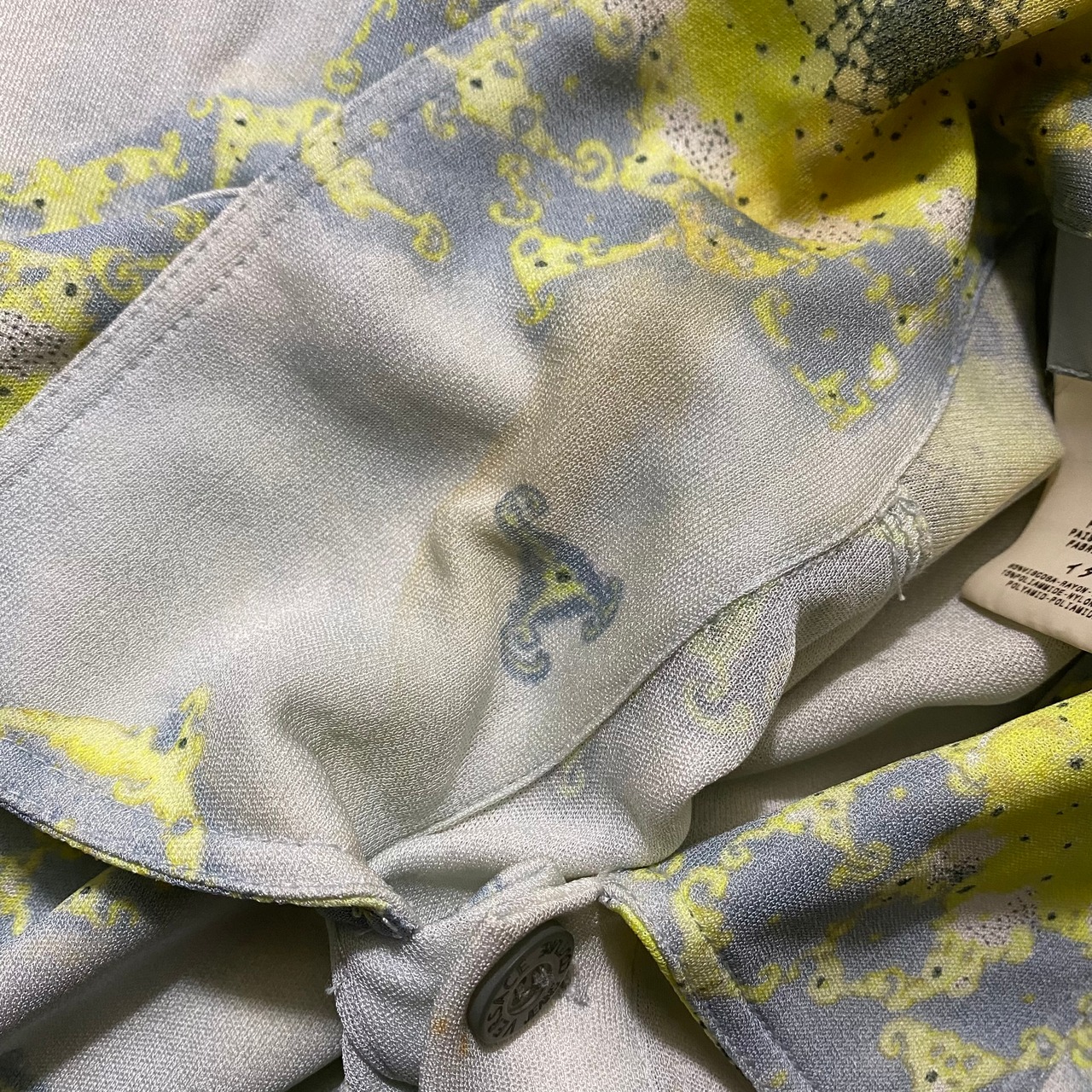 vintage VERSACE JEANS COUTURE psychedelic pattern shirt