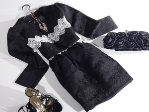 ★9号☆刺繍主役クラスの存在感あるワンピ(OPN7198)