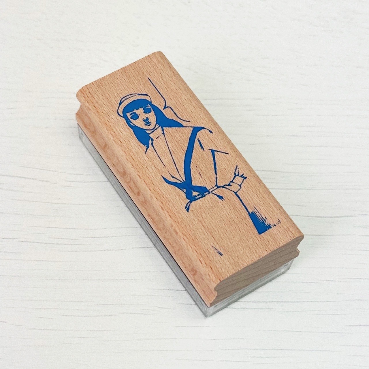 《中原淳一×Kumpel》 浸透印スタンプ　少女の言葉
