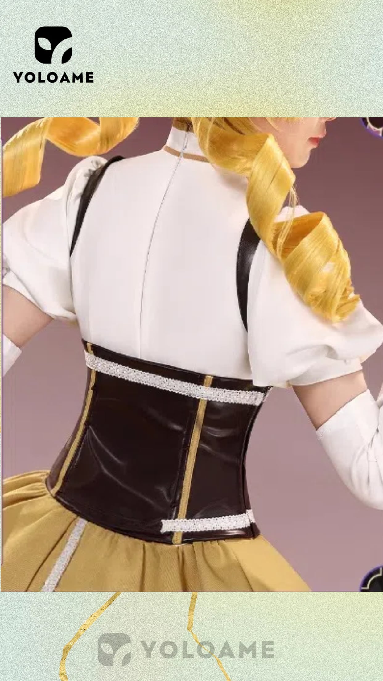 魔法少女まどか☆マギカ 巴マミ コスプレ衣装【三分妄想 1/3Delusion