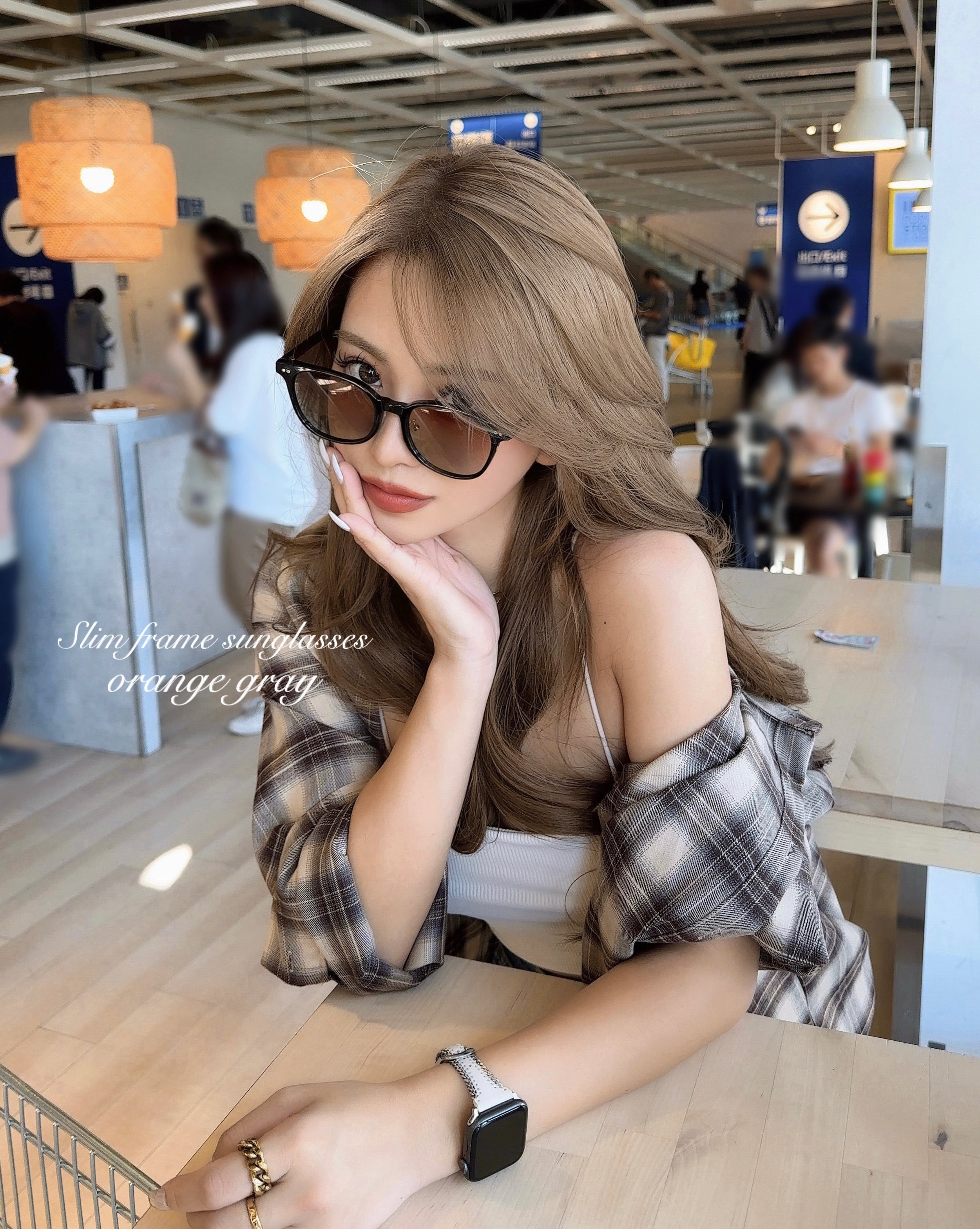 MAVIE Slim frame sunglasses マーヴィー サングラス 再入荷】Slim frame sunglasses【全4カラー】 | MAVIE［マーヴィー］