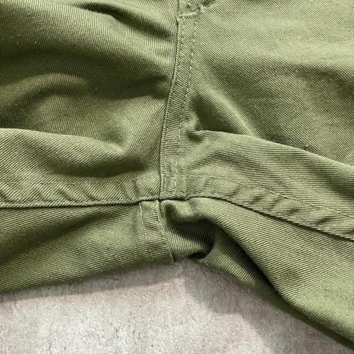 70-80s アメリカ軍 実物 OG507 ベイカーパンツ 32/33 詳細写真8
