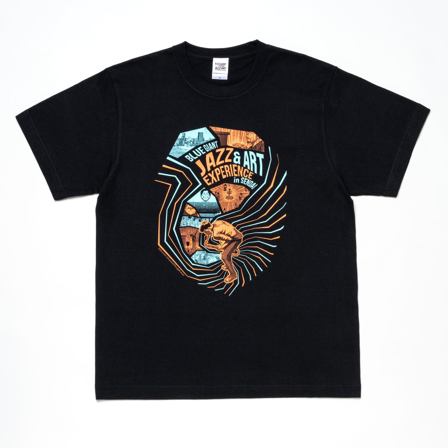 受注生産】KV Tシャツ（仙台）BLACK | BLUE GIANT x PARCO / JAZZ&ART