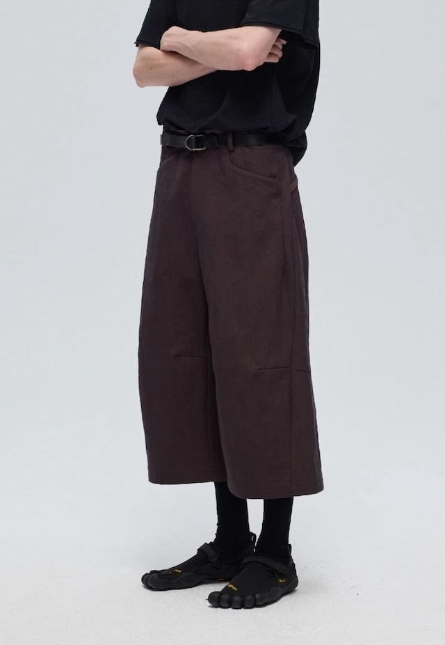 DECESOLO 25SS ワイドクロップドパンツ