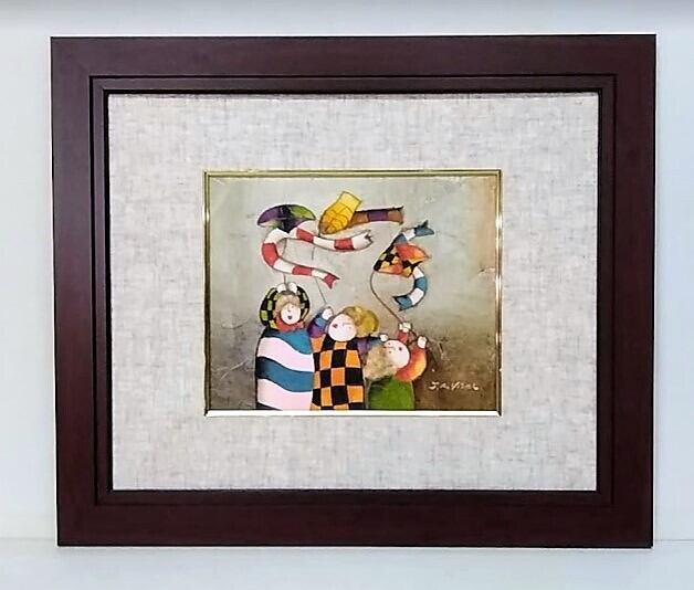 ジェイ・ロイバル 油絵 ジェイ・ロイバル 「音楽隊」 油絵・油彩画