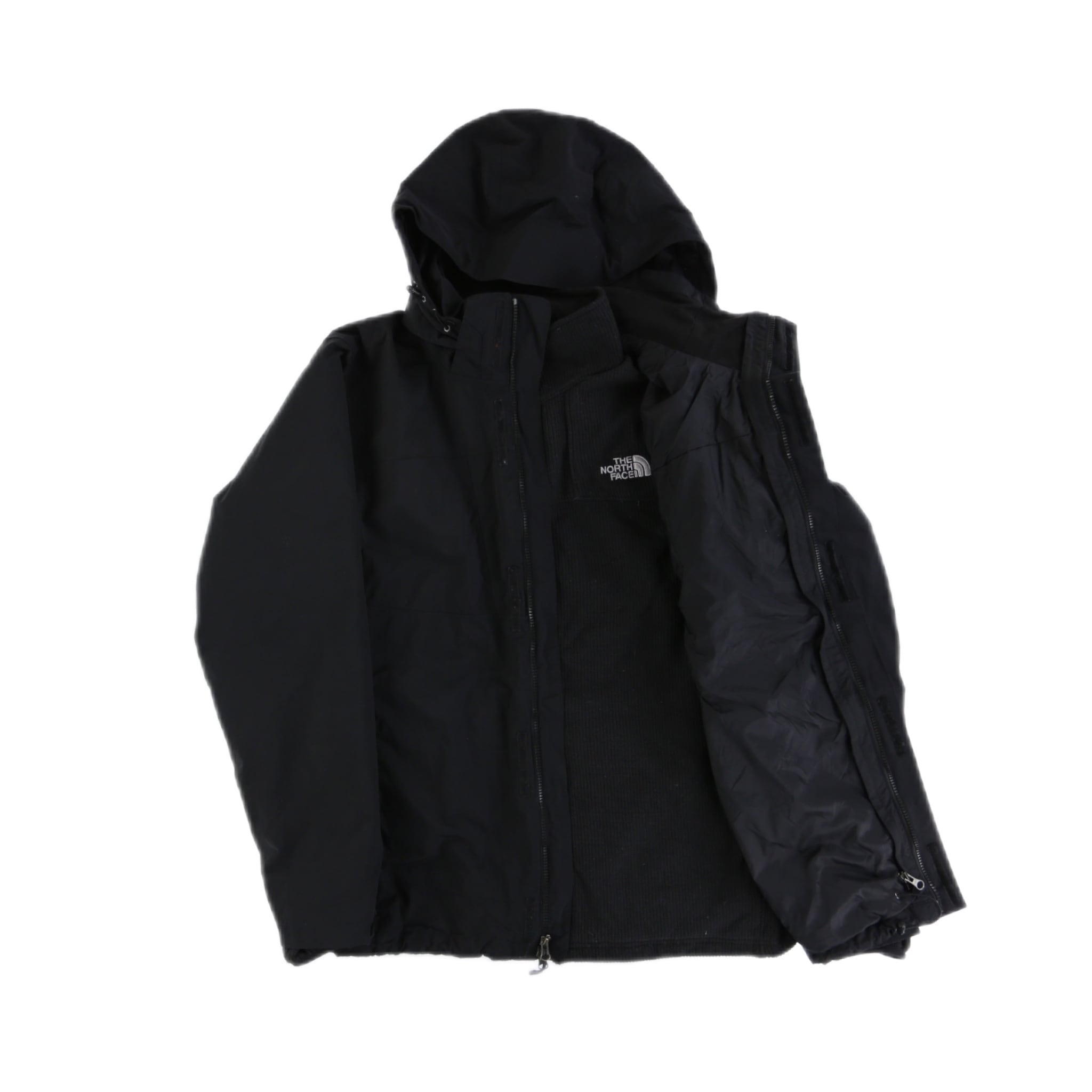 THE NORTH FACE HYVENT ナイロンマウンテンパーカー & インナーフリースジャケット 2ピースセット 【FF-6383】