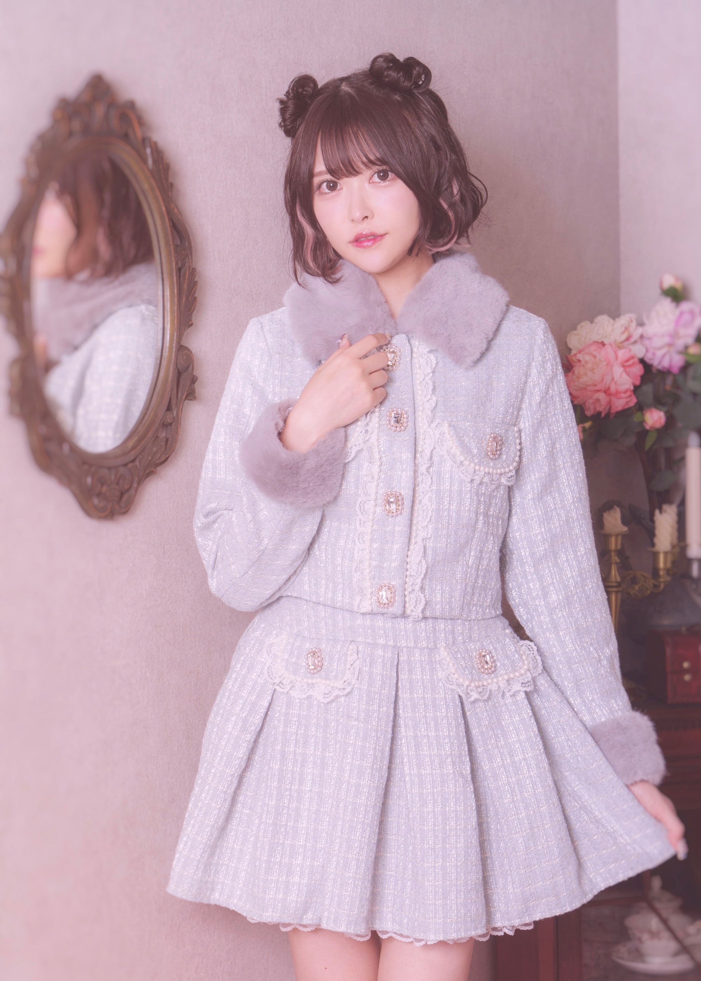 ManonMimie】Romantic Tweed Set-Up / Jacket | Manon Tokyo