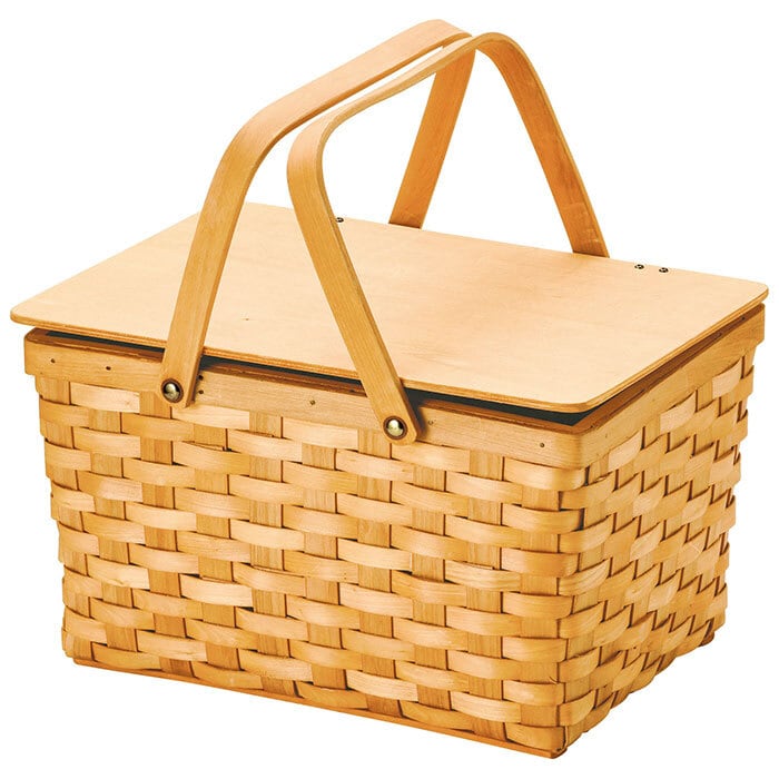 フタ付ピクニックバスケット[88-91] | THREE CONCEPT PRODUCTS｜洗える  