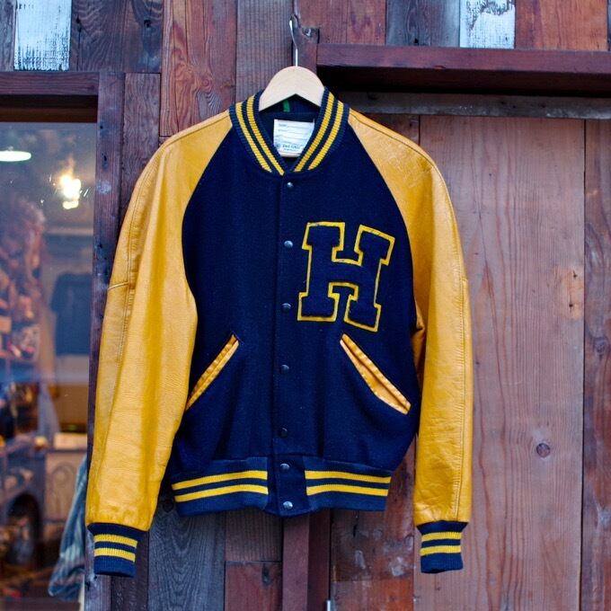 s~ Delong Varsity Jacket Size  / デロング スタジャン