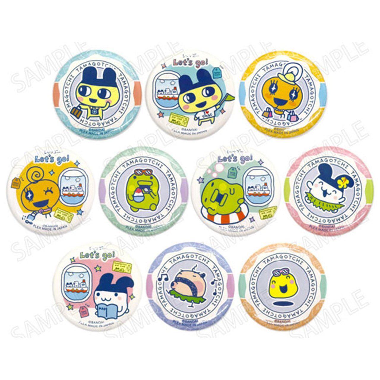ロット販売】【10入】コジコジシークレットレザー風缶バッジ 単品（TD