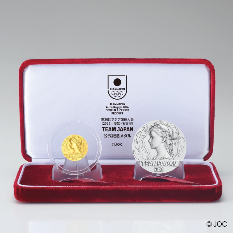 TEAM JAPAN 2026 銀製メダル　50g TEAM JAPAN公式記念メダル | チームジャパンオフィシャルオンライン