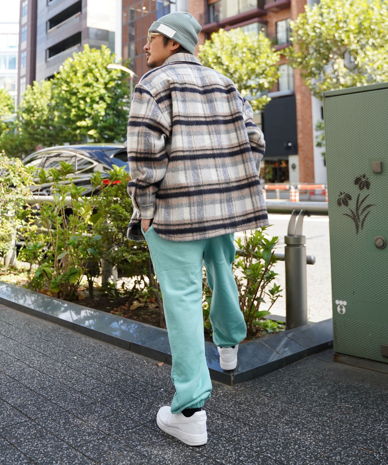 【#Re:room】BIG LOGO PRINT WIDE SWEAT PANTS［REP234］