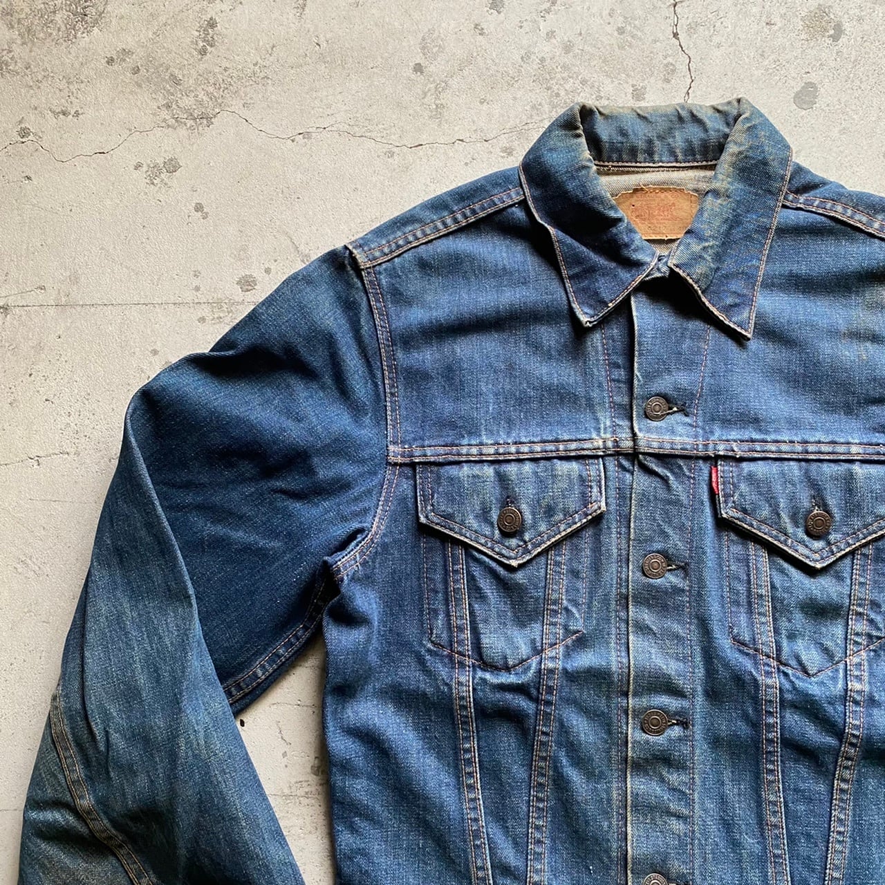 USED 古着　vintage ヴィンテージ　70年代 Levi's リーバイス　71205/70505 bige デニムジャケット　Gジャン |  magazines webshop powered by BASE