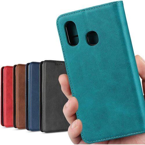 Galaxy A30 ケース 手帳型 SCV43 / SIMフリー 日本版 a30 カバー サムスン ギャラクシー A30 スマホケース 携帯カバー 手帳型 カバー 財布 case iCoverCase 内蔵マグネット 携帯カバー カードポケット スタンド機能 落ち着いた色 レトロ ターコイズ 800