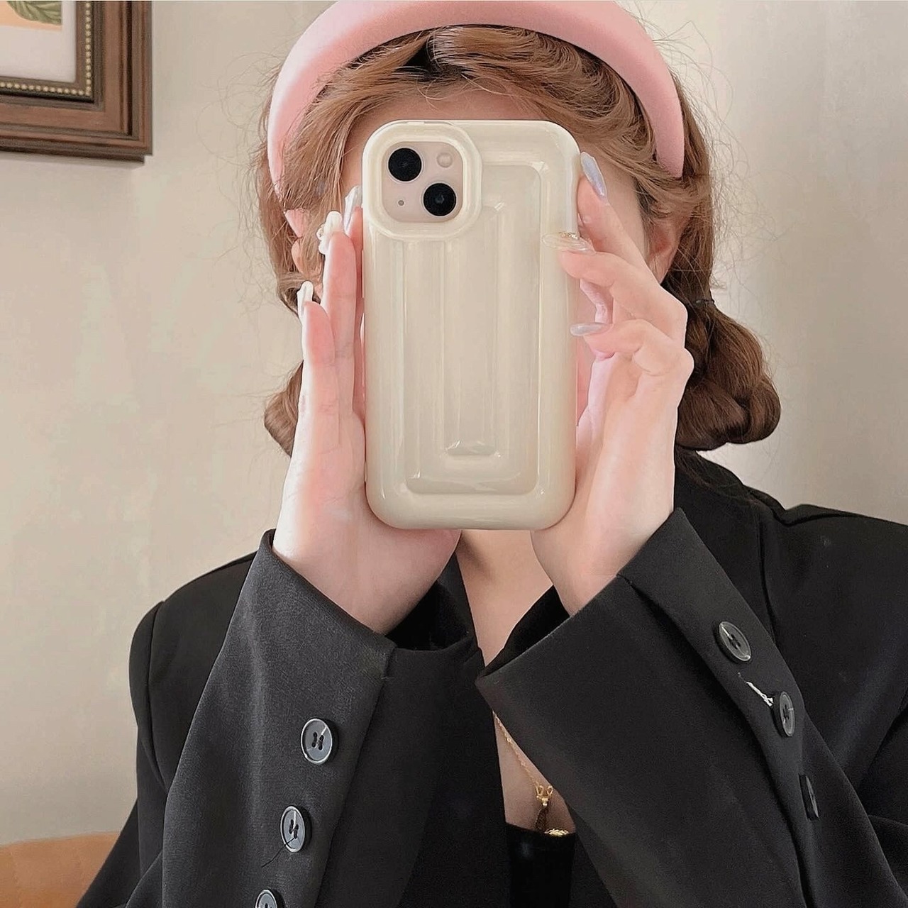 ［ phone case ］plump square