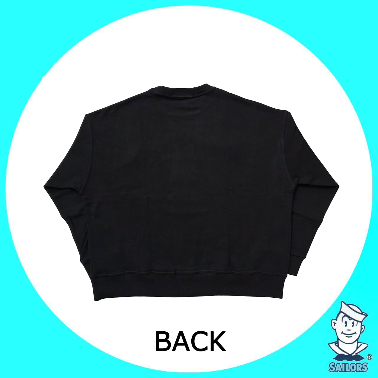 BIGトレーナー胸刺繡 黒【レディース】size | セーラーズsailors