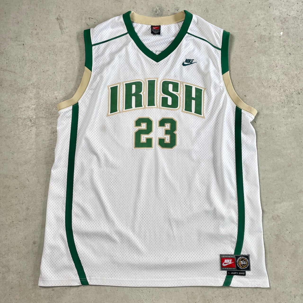 00年代 NIKE TEAM ナイキ LeBron James 23 メッシュ タンクトップ 