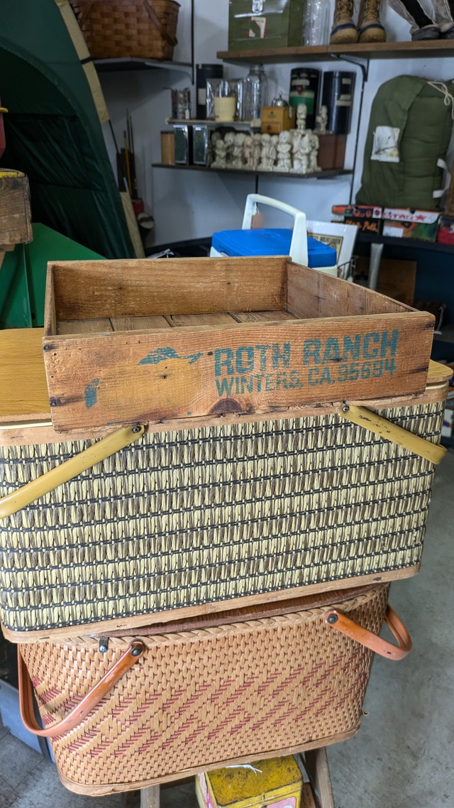 Vintage ROTH RANCH WoodBox ビンテージ ミニウッドボックス 木製 木箱 