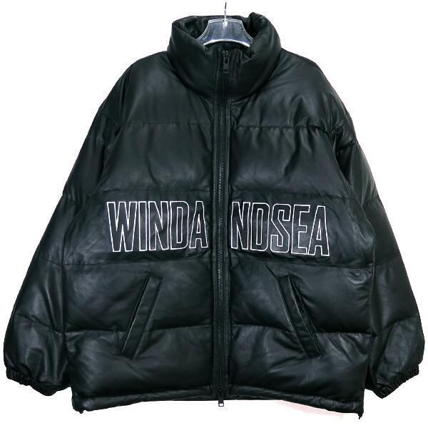 WIND AND SEA 22AW RAM LEATHER DOWN JACKET WDS-13TH-09 サイズXL