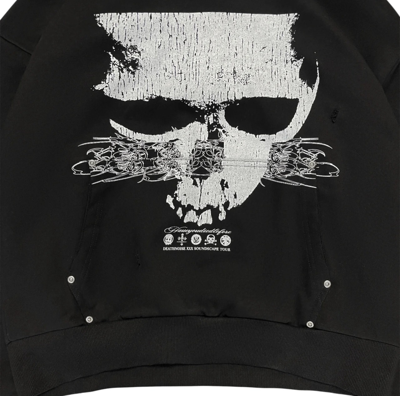 HAVEYOUDIEDBEFORE / deathnoise XXX tour hoodie