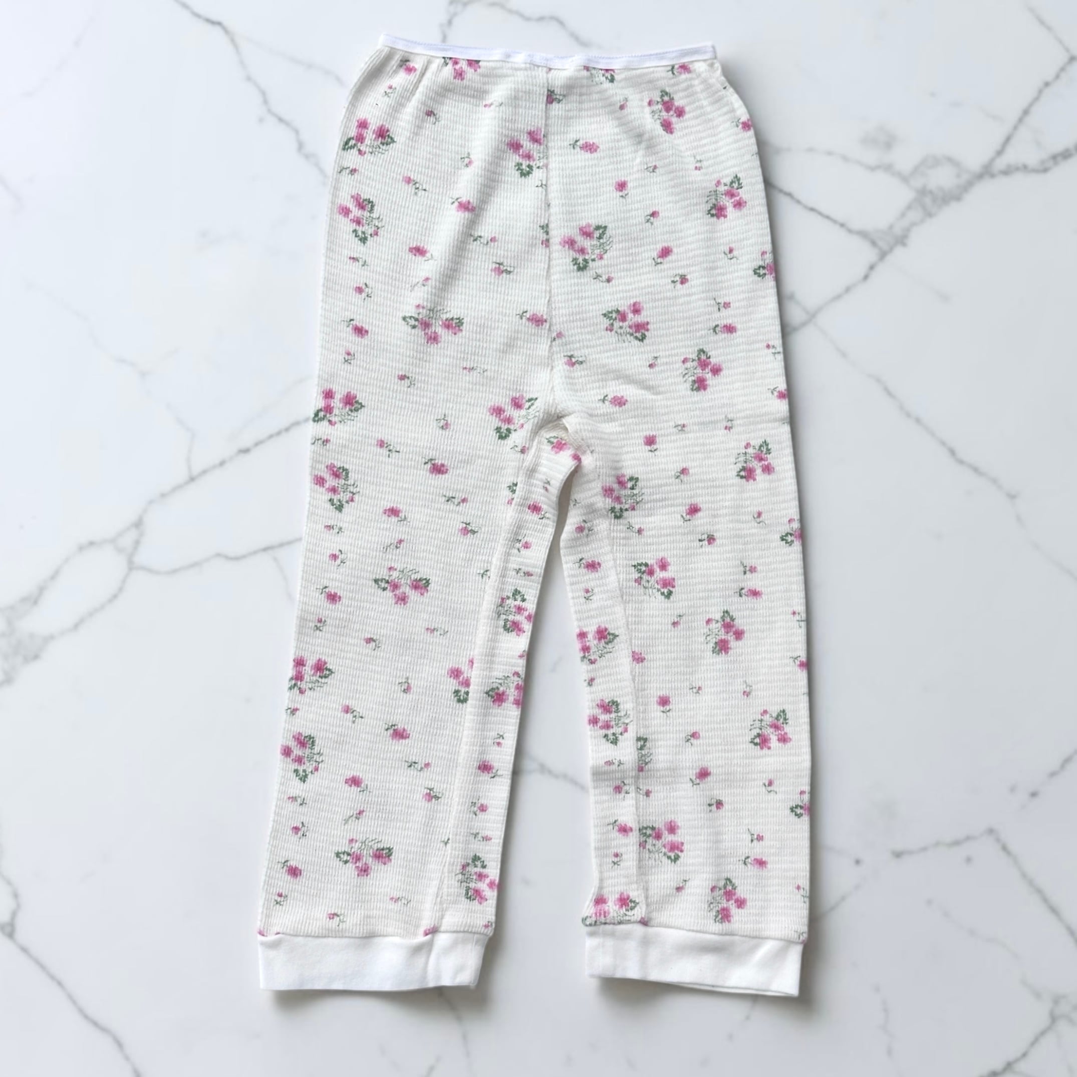 FUMIKA_UCHIDA  [FLORAL PRINT WAFFLE CROPPED PANTS]