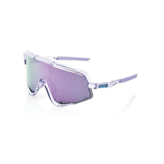 100% GLENDALE Polished Translucent Lavender - HiPER Lavender Mirror Lens - サングラス