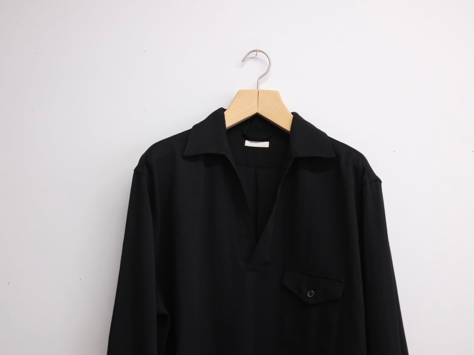 ULTERIOR” TA/L MESH SKIPPER SHIRT BLACK” | Lapel online store