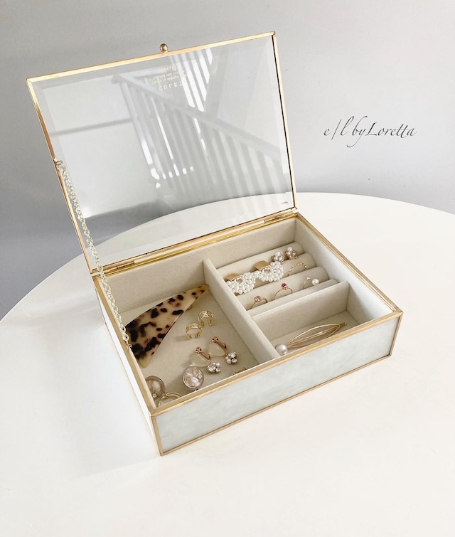 White marble jewelry Box