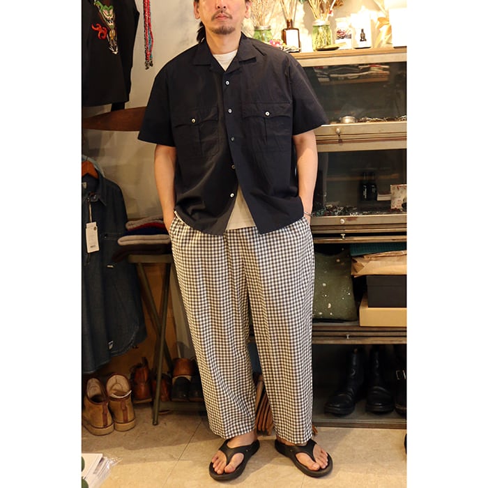 Porter Classic HEATHER GINGHAM CHECK PEACE PANTS ポーター