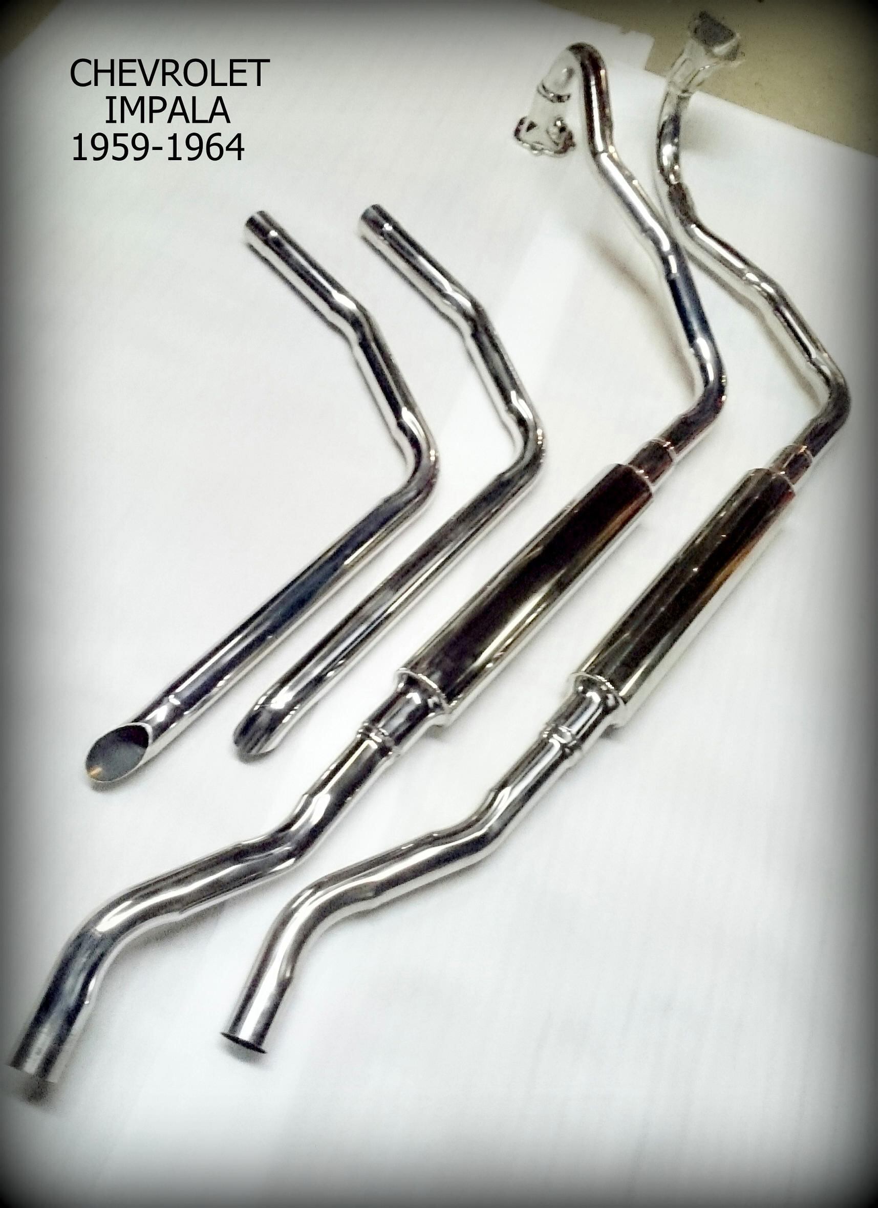 シボレーインパラ1959～1964手曲げステンレスマフラー 