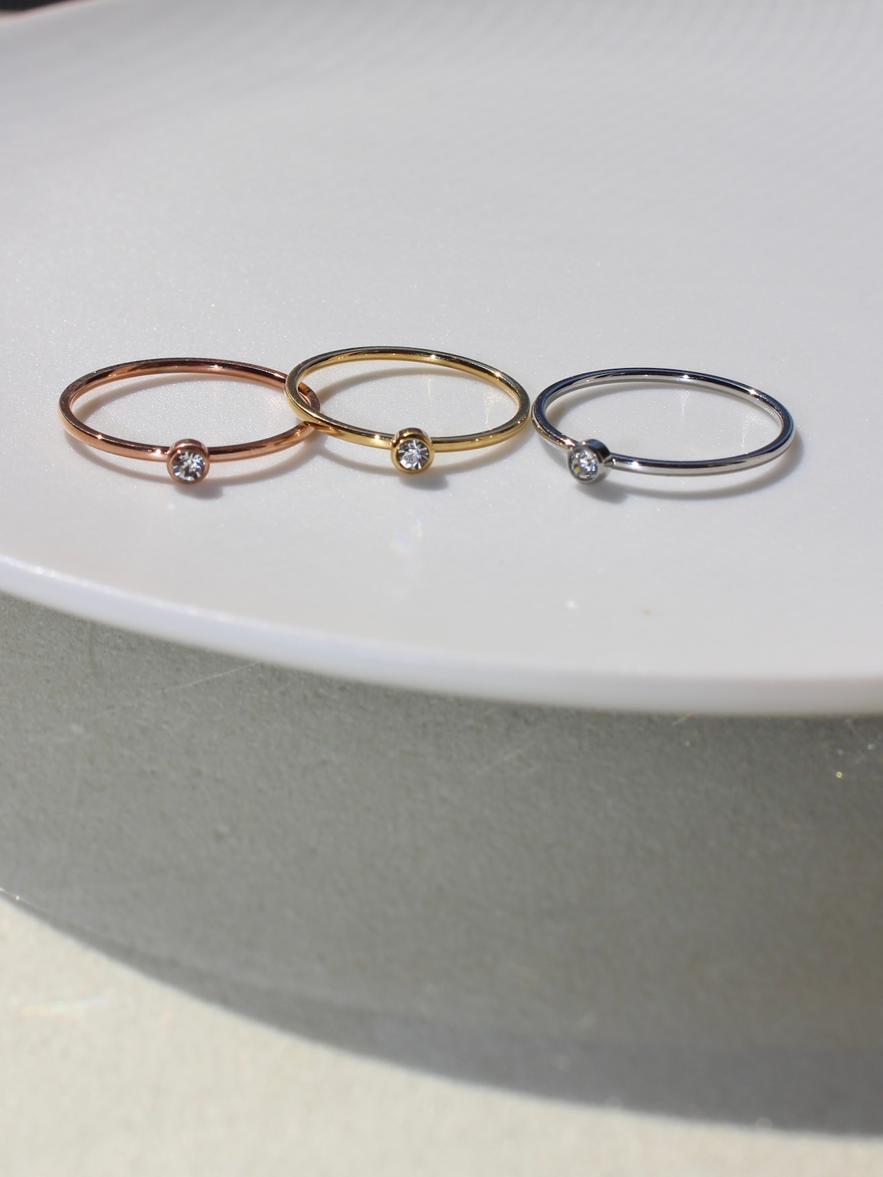【3点SET】zirconia stone