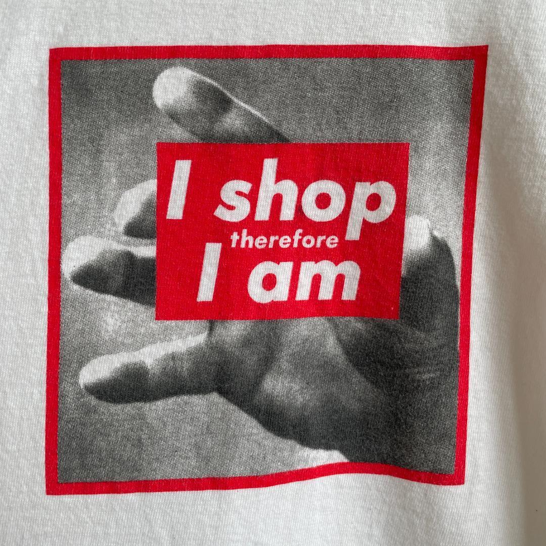 GF138 00s Tシャツ アート 広告 バーバラクルーガー ヴィンテージ