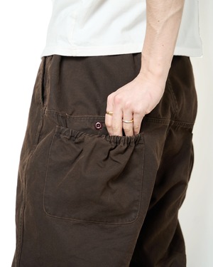 refomed "FRESH MAN DUCK WIDE PANTS 〔BROWN〕"