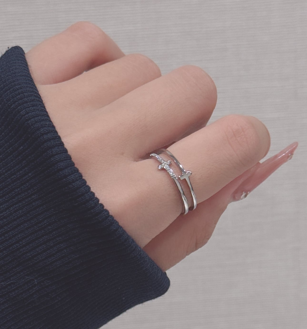 ダブルクロスリング [274] | SASSY ANGEL