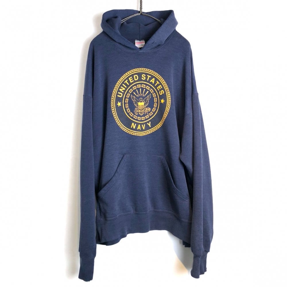 US NAVY] Vintage Pullover Hoodie [1990s] Vintage Sweat Parka | beruf