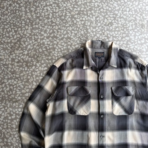 PENDLETON / OC rayon board shirt size L