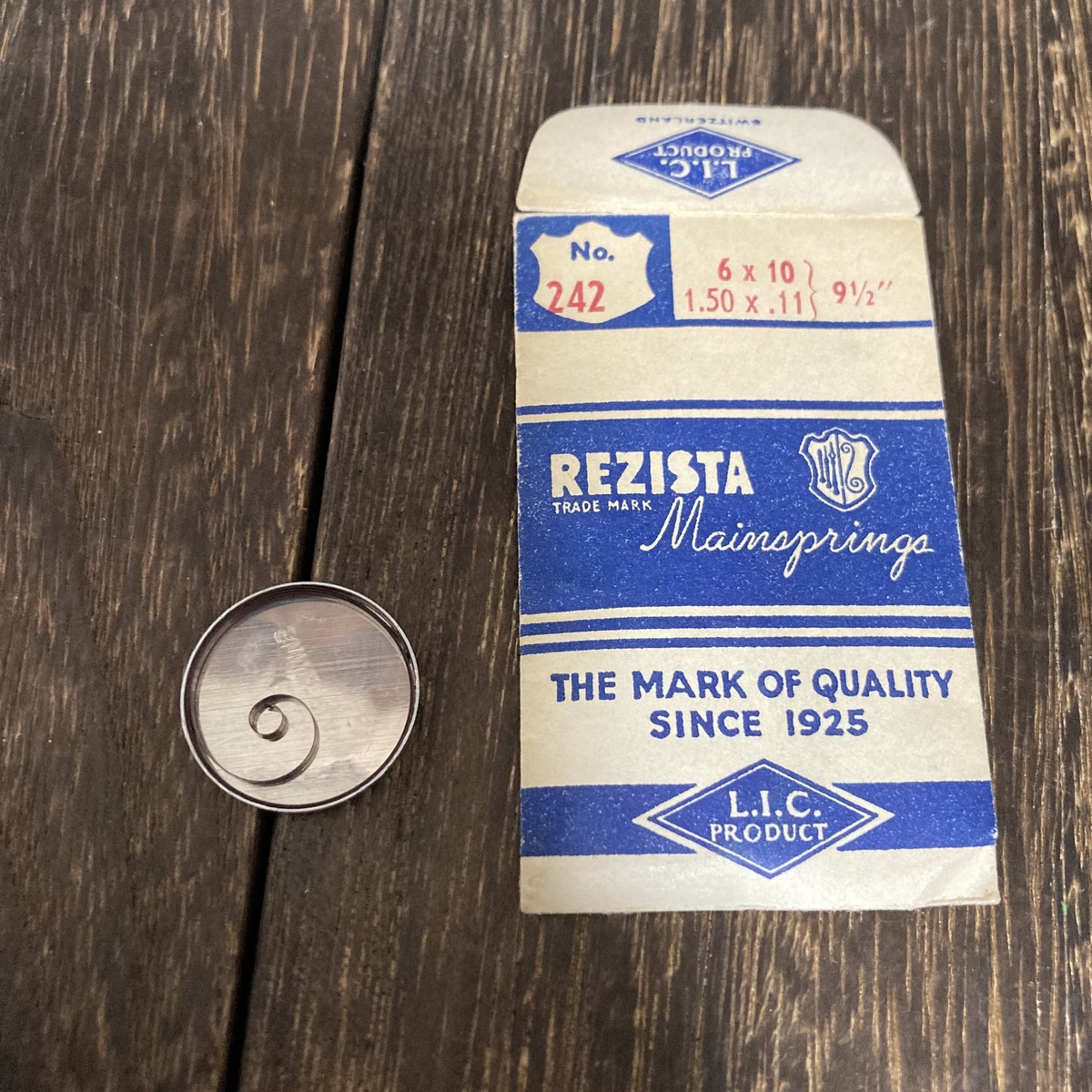 REZISTA No. 242 主ゼンマイ ビンテージ