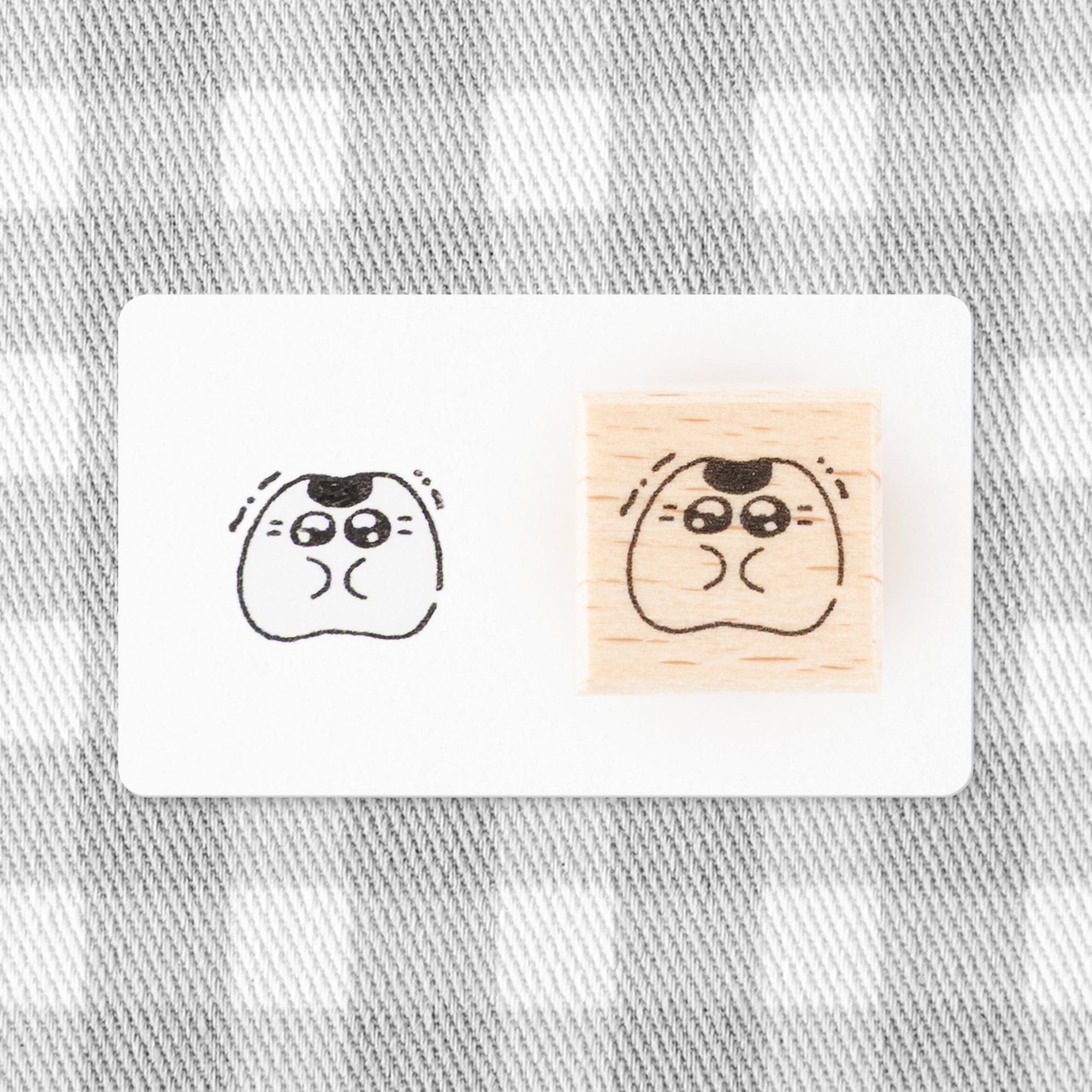 【きもちのはんこ】ウルウルなきもち_かしわ | はんこ