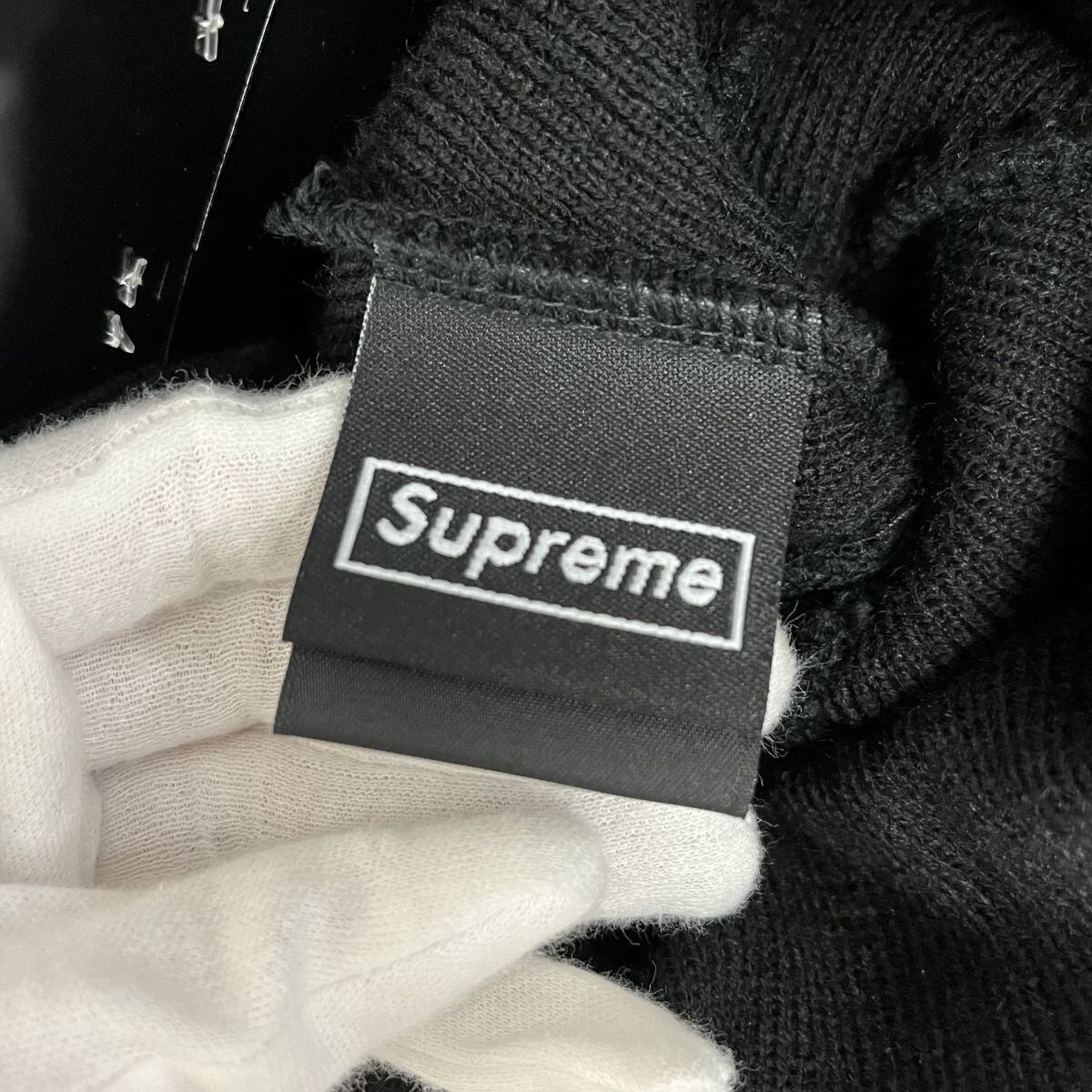 Supreme New Era Box Logo Beanie "Black"①