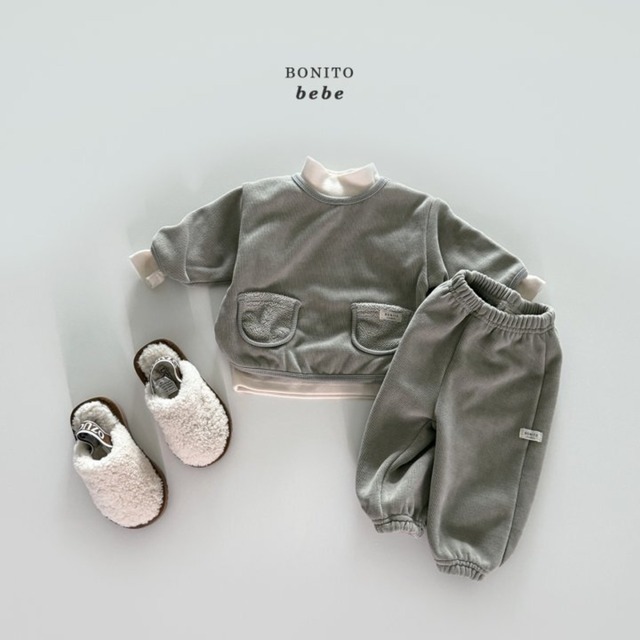 《予約》BONITO ¨ bebe) 1+1 mock polo T