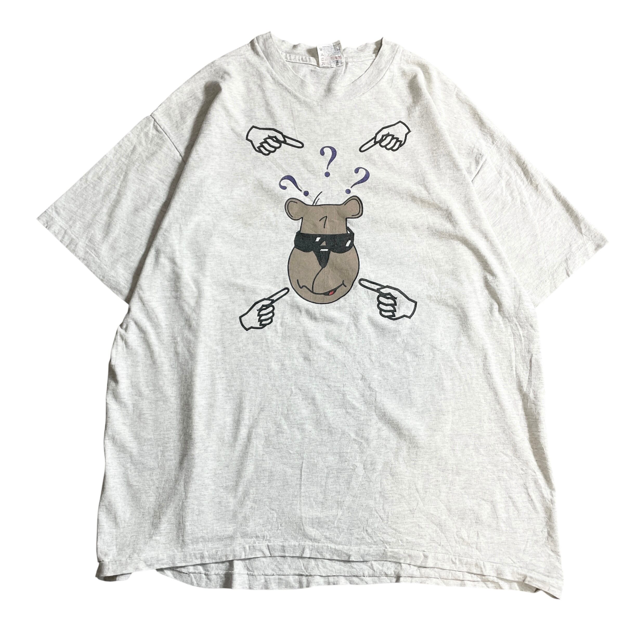 90s USA製 謎 イベント Tシャツ はてなマークvintage