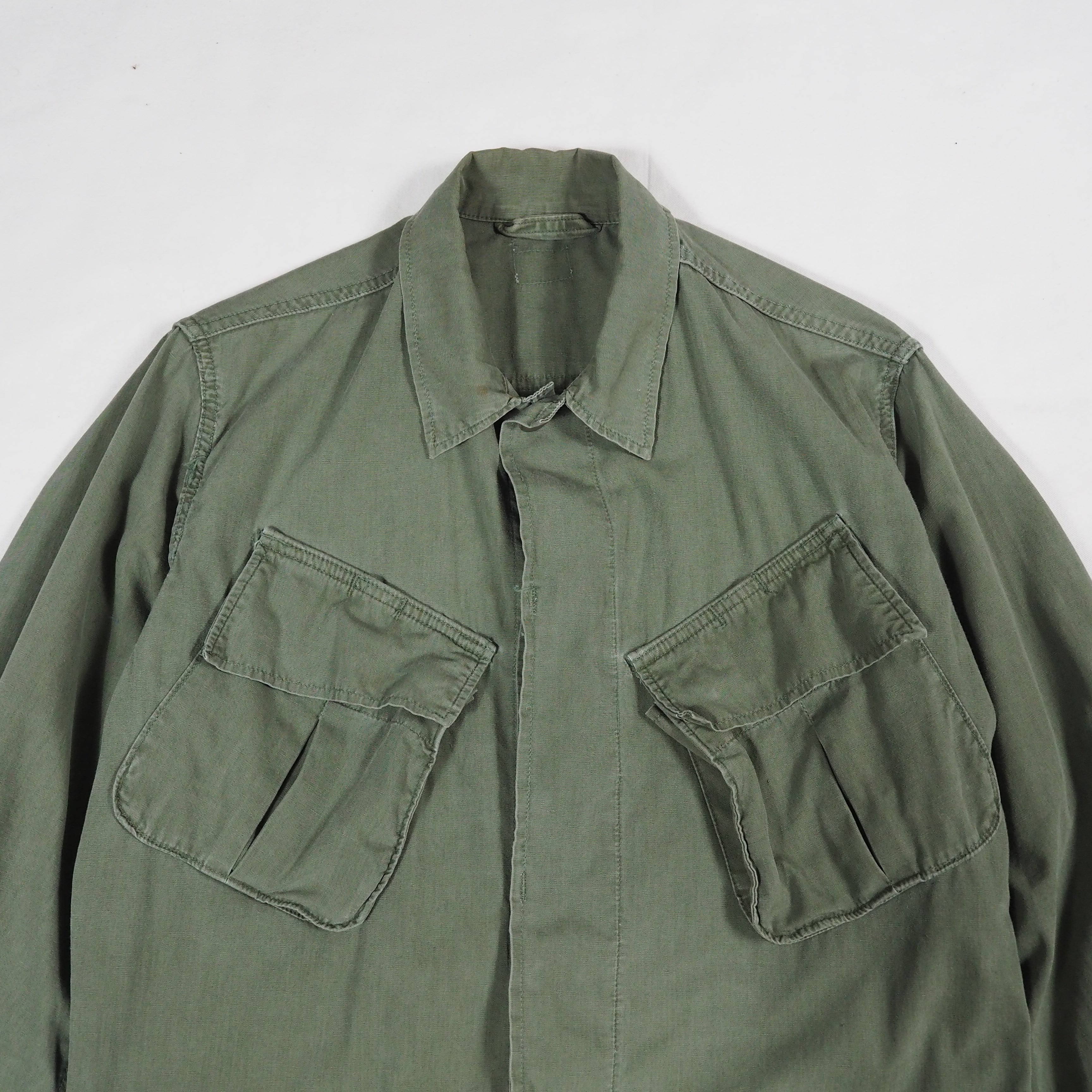 Non-Ripstop】60's U.S ARMY 3rd Cotton Poplin Jungle Fatigue Jacket