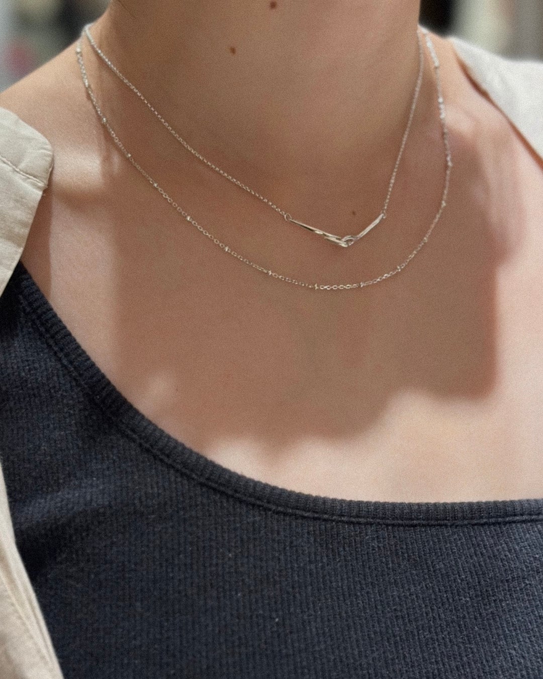 専用【新品未使用】narrow hook chain choker silver narrow hook chain choker silver | magnolia
