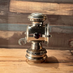 The Badger Brass Solar Bicycle  Lamp 
