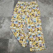 disney mickey pattern wide pajama pants