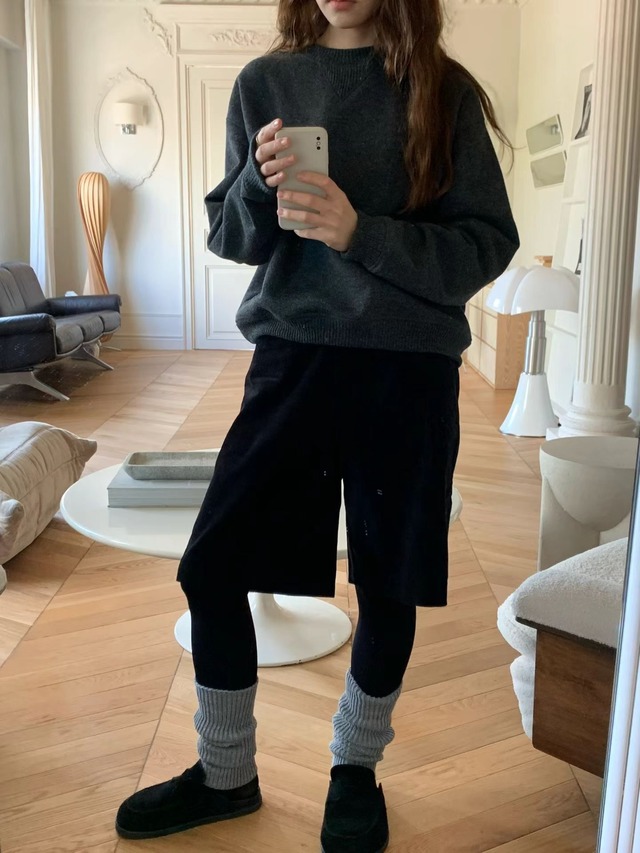 (予約) LIFFEY / Corduroy half pants 2color