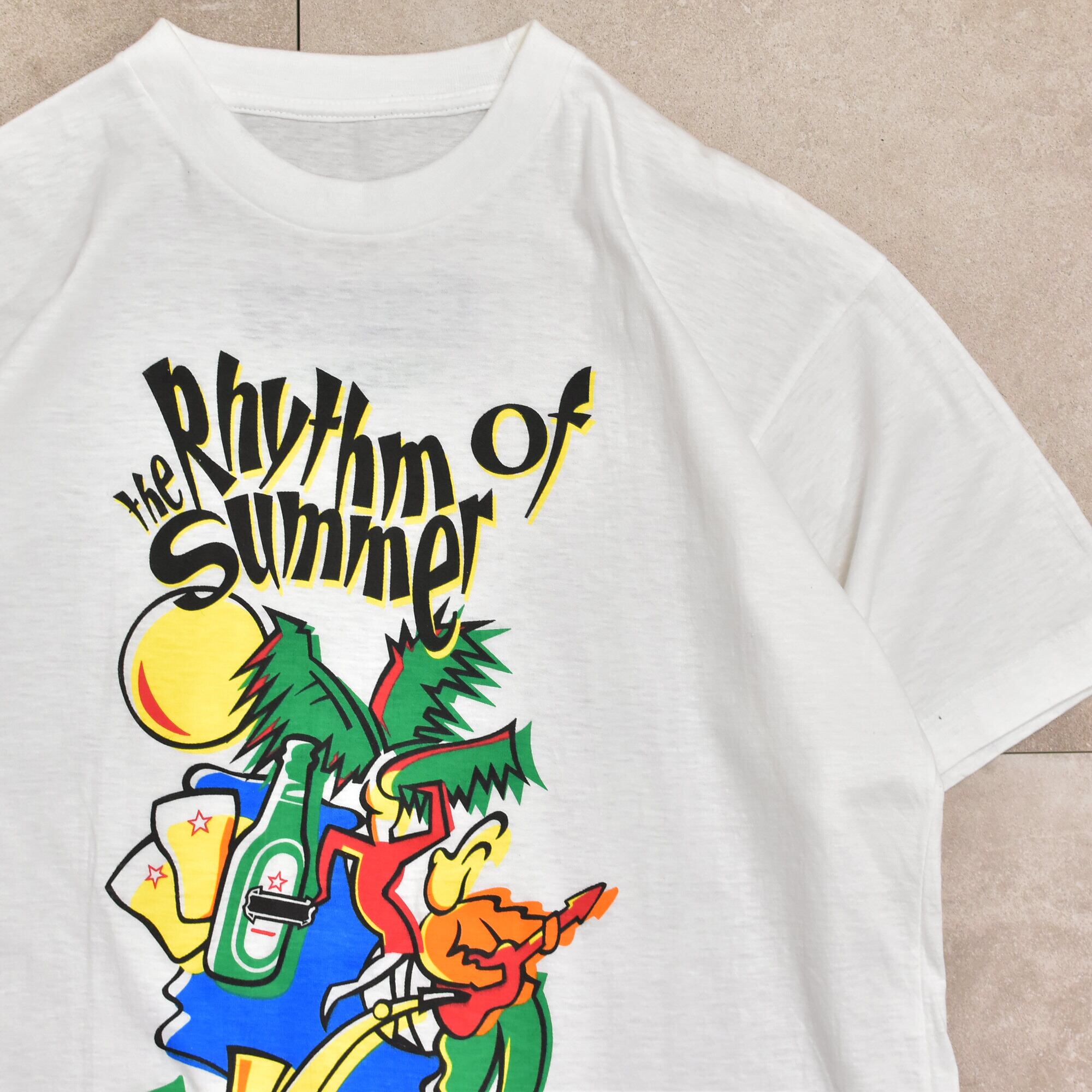 90s Heineken design printed T-shirt