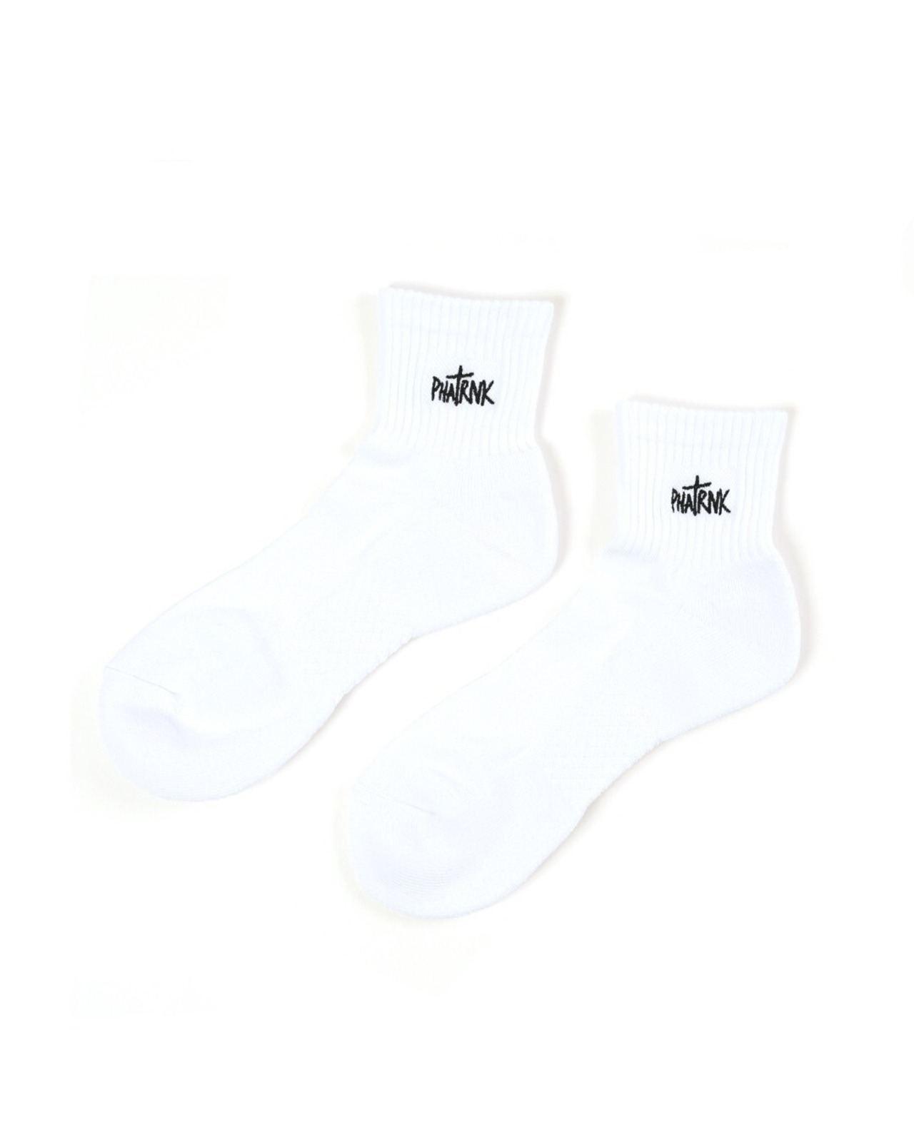 BASIC LOGO EMBROIDERED SHORT SOCKS